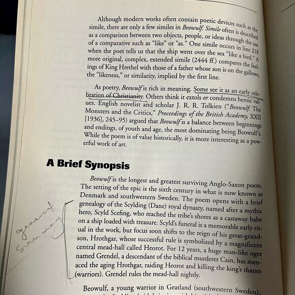 Cliff Notes: Beowulf - Picture 8 of 8